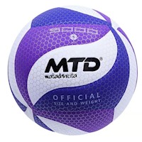 Pelota De Voley Mtd Pu Panal Morado